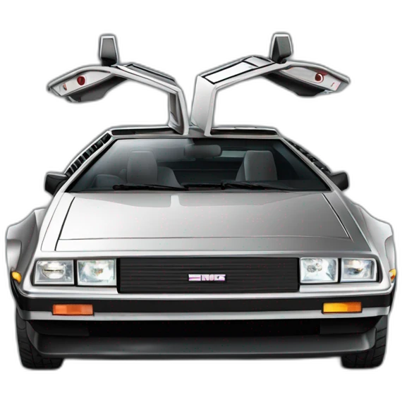 DeLorean DMC-12 emoji