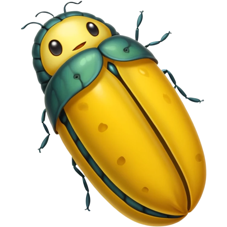 yellow pupa (chrysalis) emoji