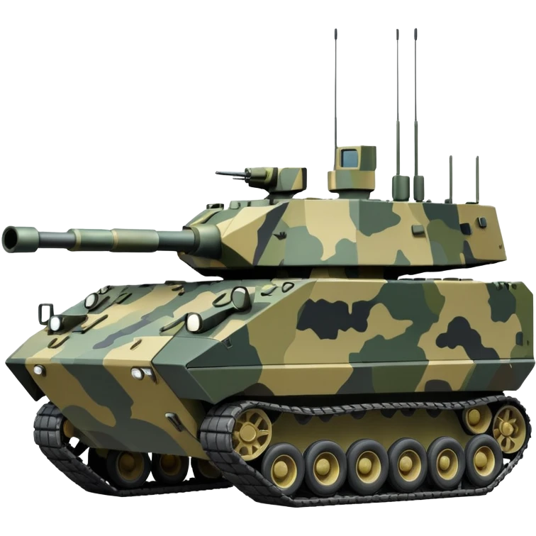 generate an ultra realistic armored vehicle emoji