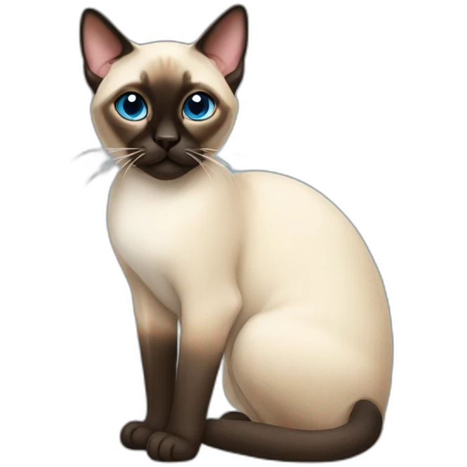 Siamese cat emoji