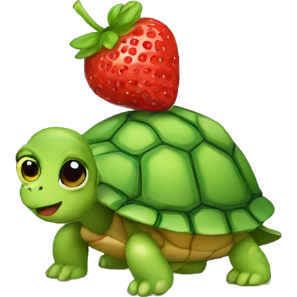 starwberry turtle emoji