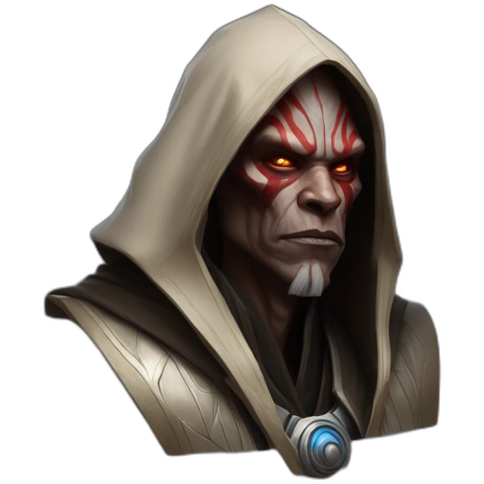 hyperrealist sith jedi in world of warcraft emoji