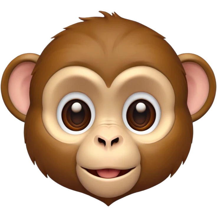 Monkey face, playful and cute emoji