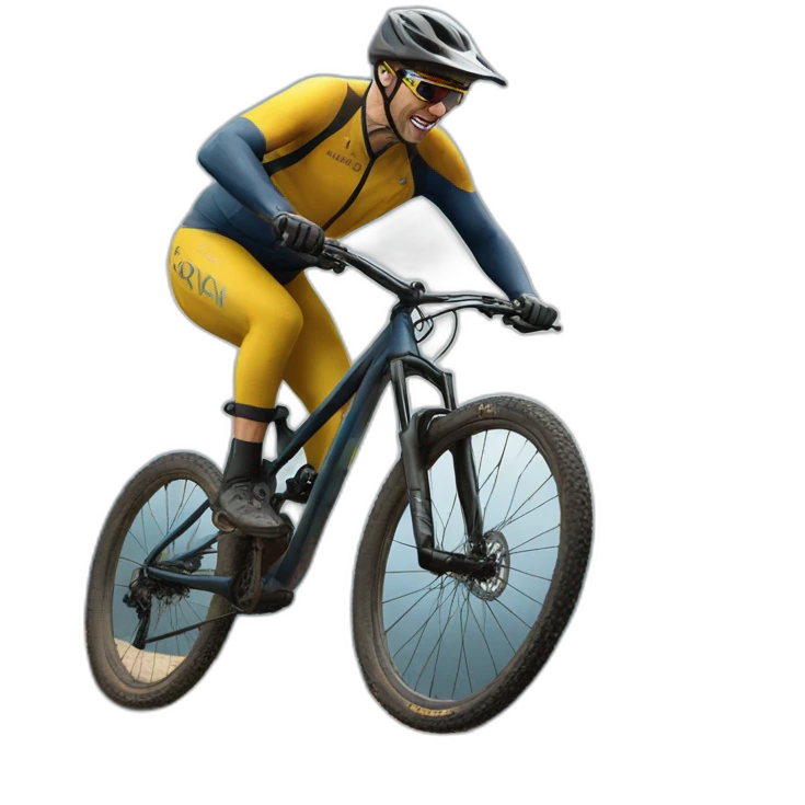 John Howard mountain bike jump emoji