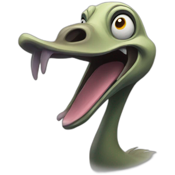 Zombie Laughing Goose emoji