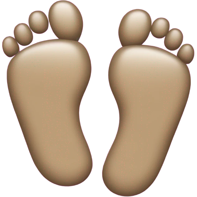 Big hairy feet emoji