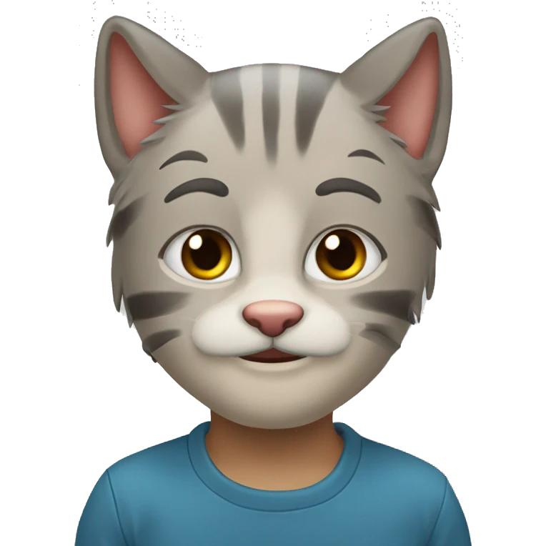 Кошка рыжая emoji