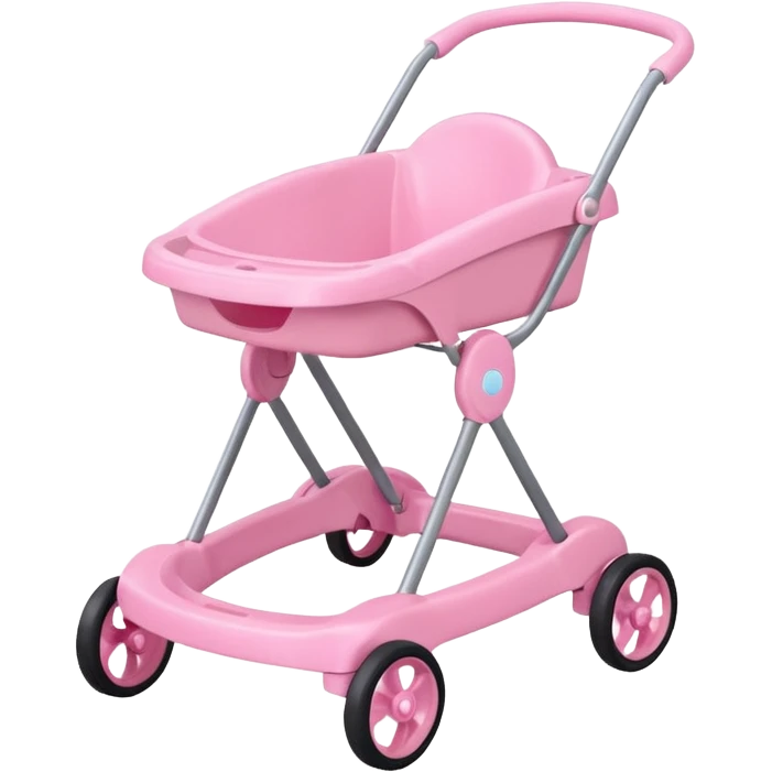 pink baby walker emoji