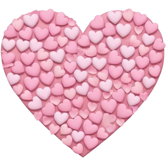 heart with sakura and pastel colors emoji