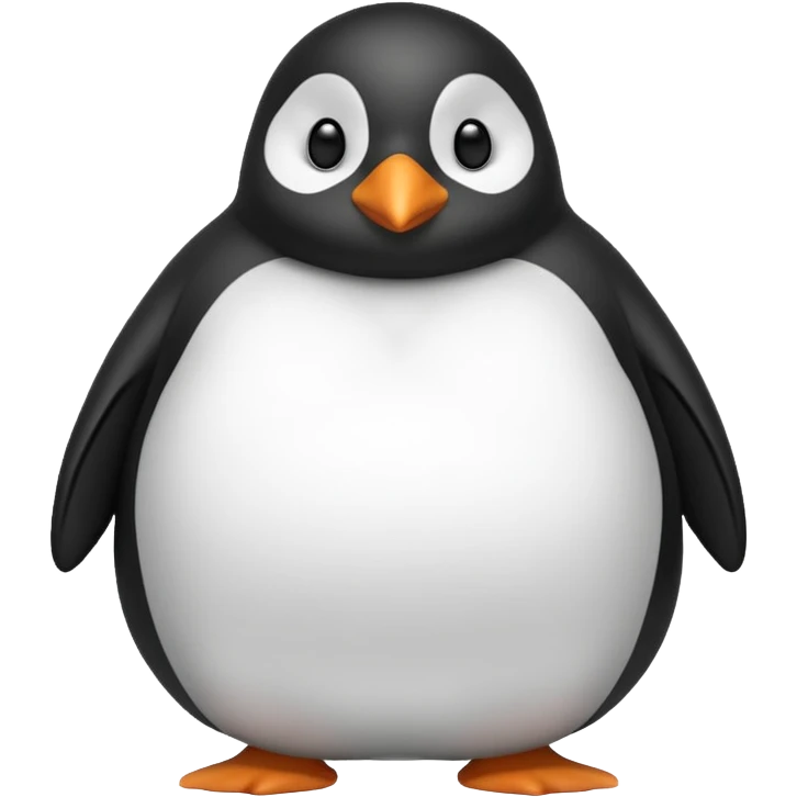 Fat penguin emoji