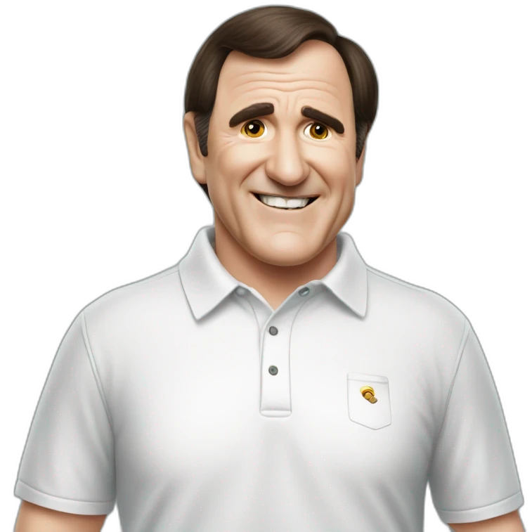 Richard Kind in a golf shirt emoji