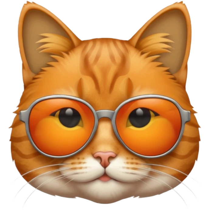 Cat wearing sunglasses emoji