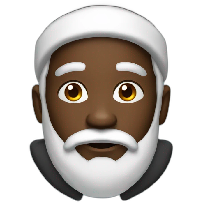 Black Santa Claus emoji