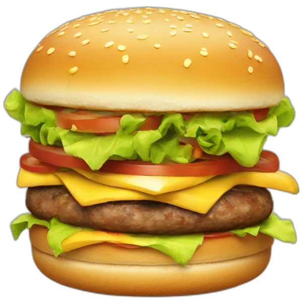 goofy ahh burger emoji