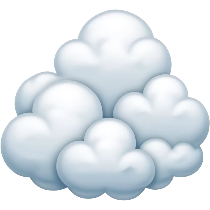 sunny day fluffy clouds emoji