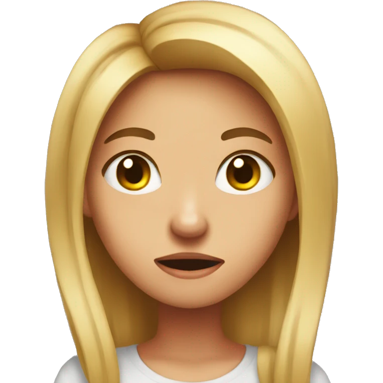 My girlfriend mad at me  emoji