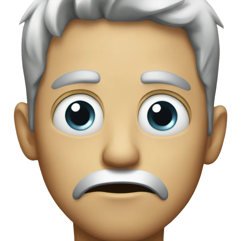Rolling eyes with annoyed face emoji