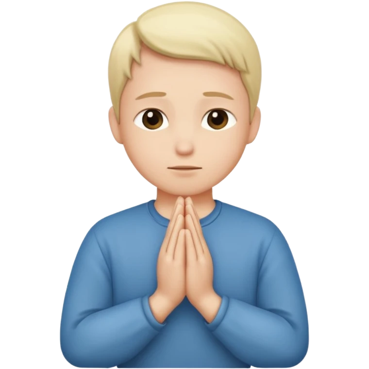 sincere Christian prayer emoji