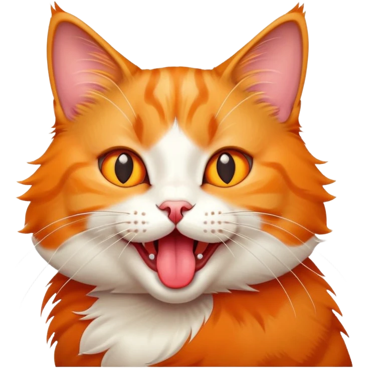 Cat with tongue out emoji
