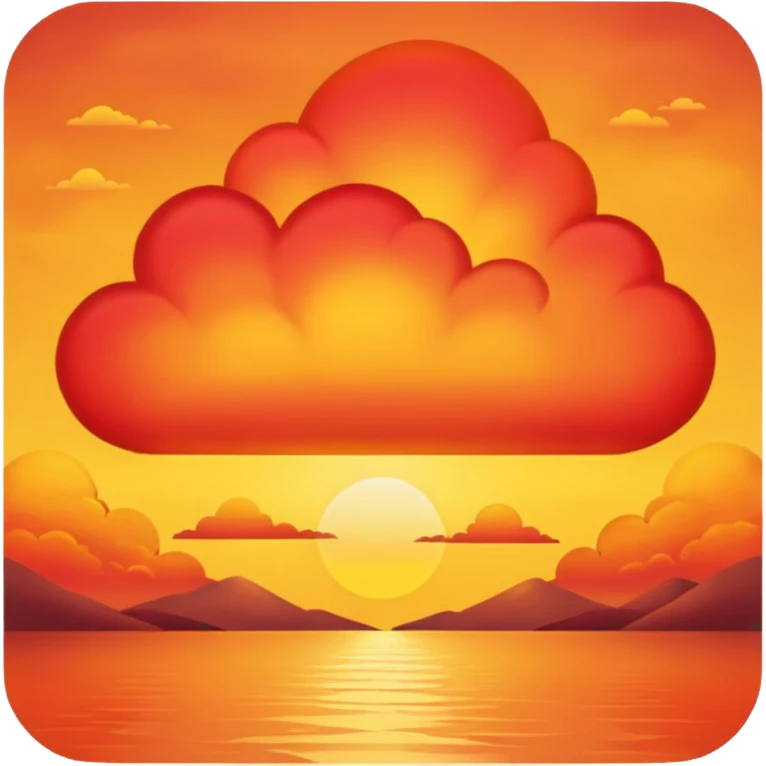  sunset emoji