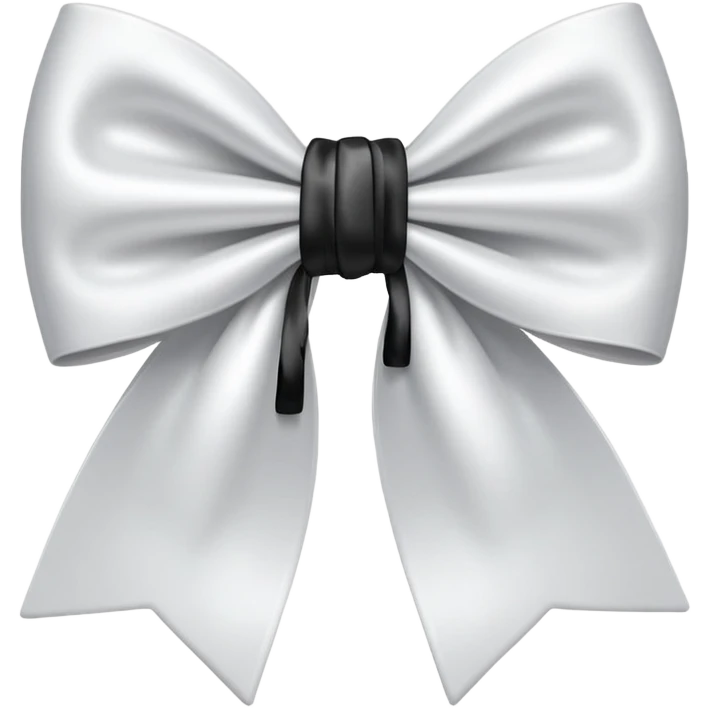 White bow emoji