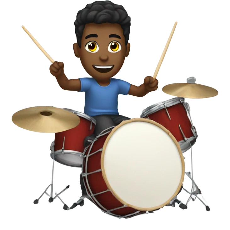 Banging a drum emoji