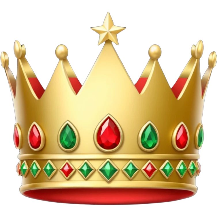christmas crown emoji