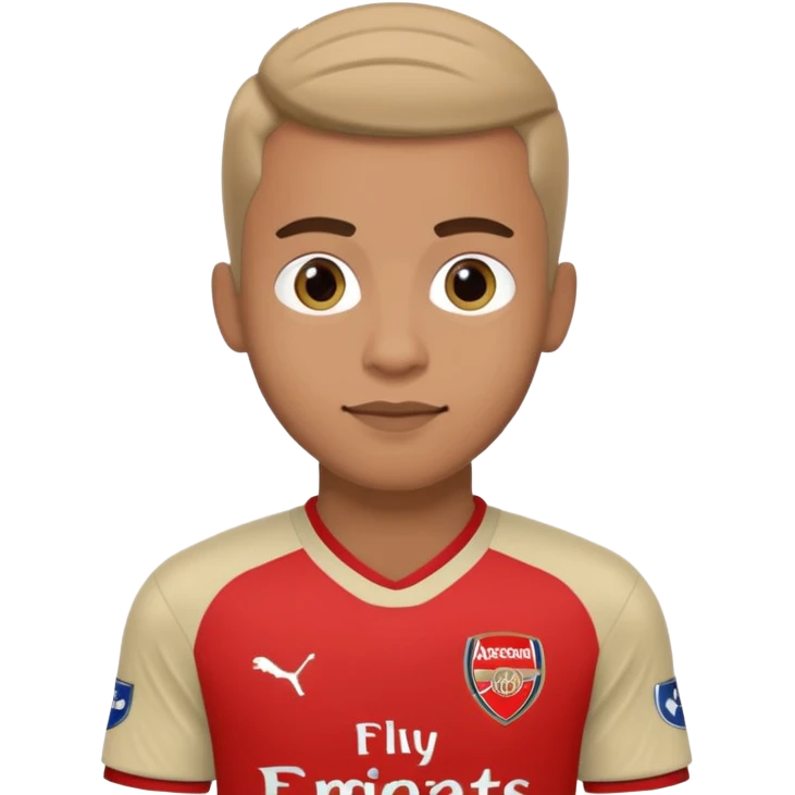 Me in an FC Arsenal London football kit  emoji