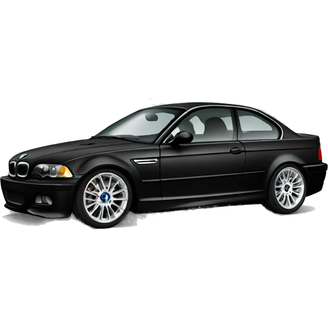 E46 BMW couleur noir emoji