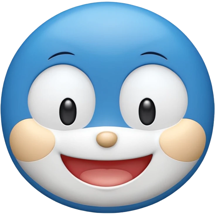Create simple Doraemon emoji emoji