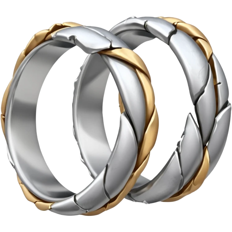 2 smashed wedding ring emoji