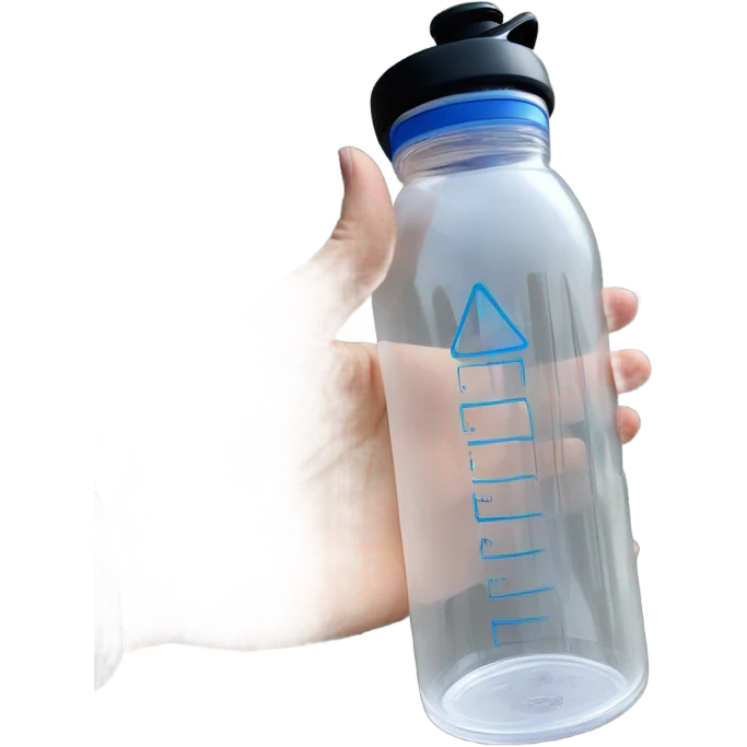 Water bottle  emoji