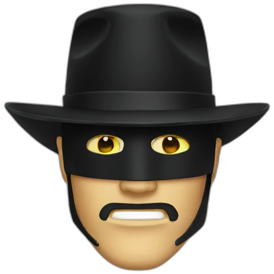 zorro mask emoji
