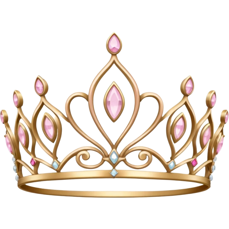 light pink tiara emoji