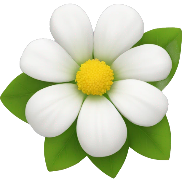 white flower emoji