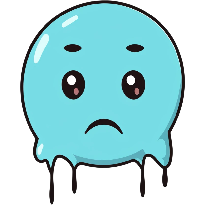 Crying face with tears emoji