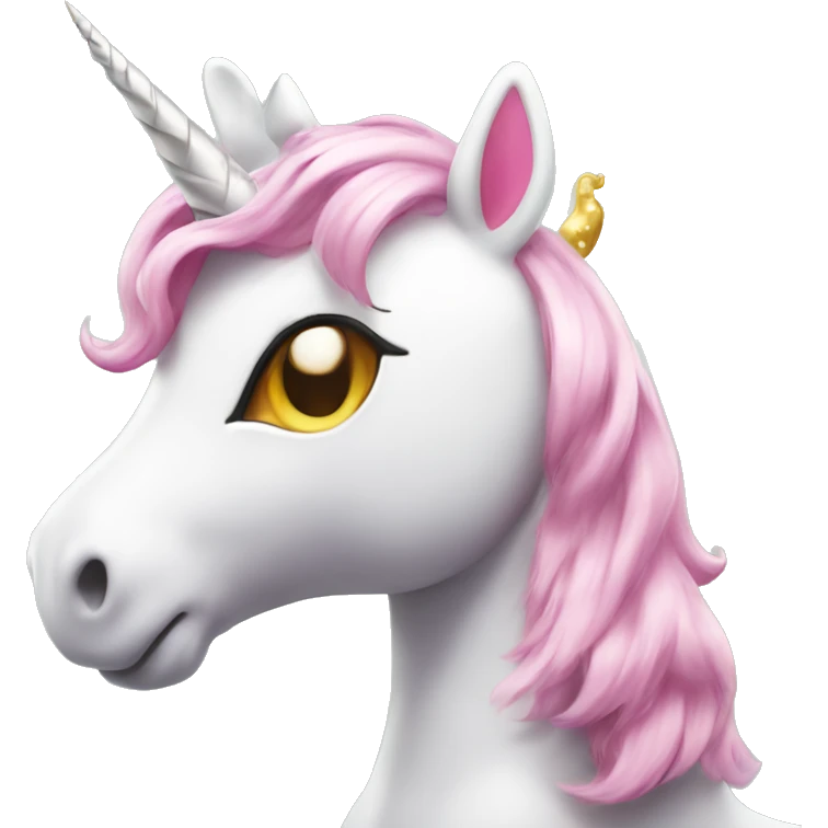 Hello Kitty on Unicorn emoji