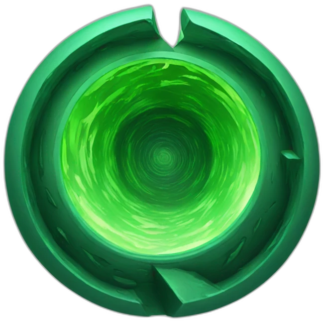 vortex portal green emoji