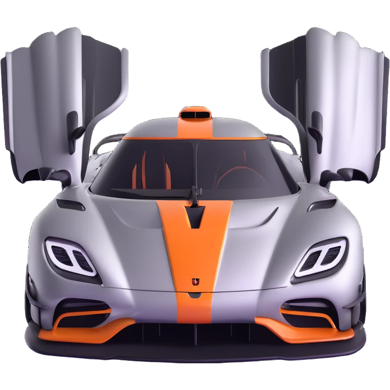Koenigsegg One:1 hypercar emoji