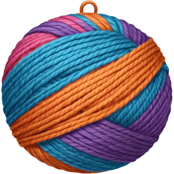 Rolled Yarn Ball emoji