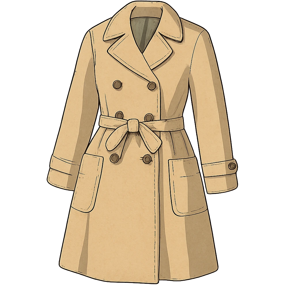 ghibli style women's coat emoji
