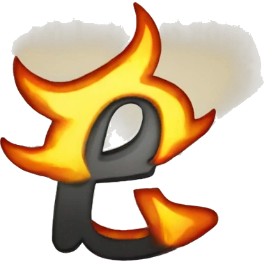 letter fire E emoji