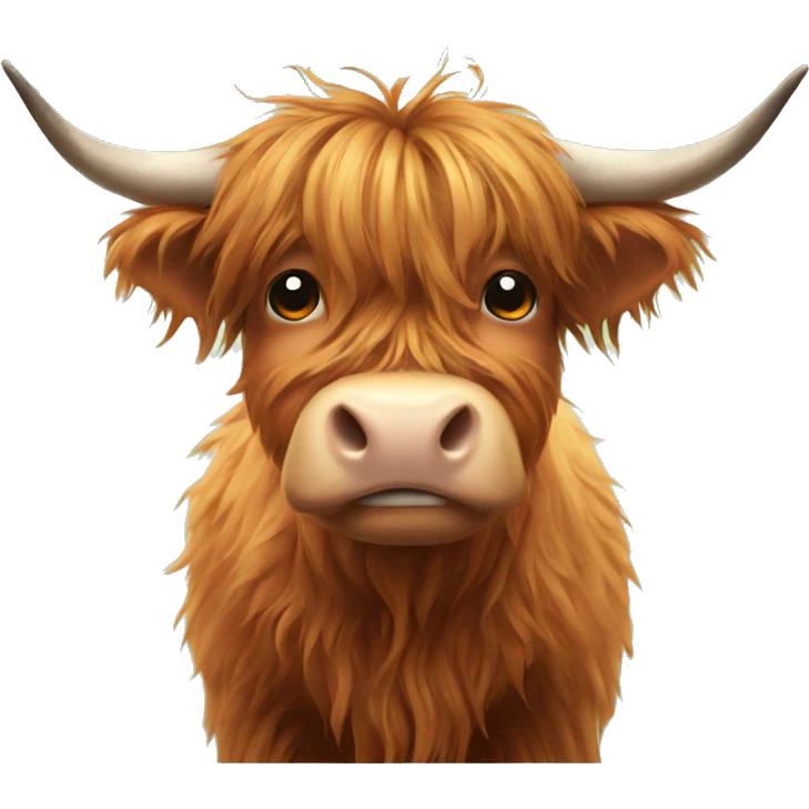 highland cow emoji