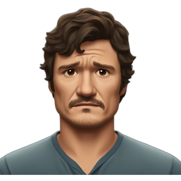 Pedro pascal sad emoji