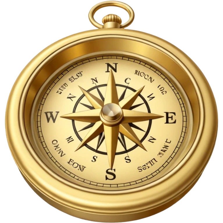 Kompass in gold emoji