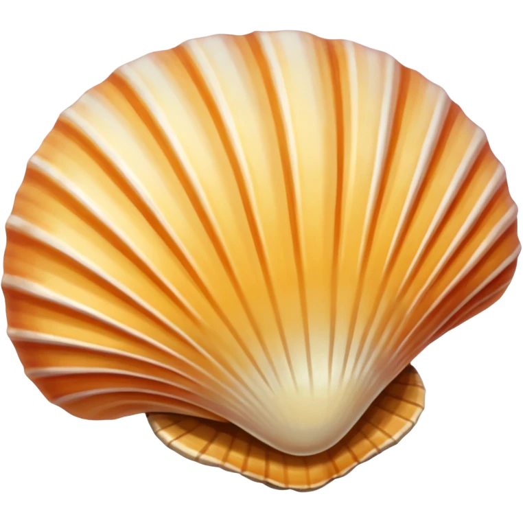 Seashell by ocean emoji