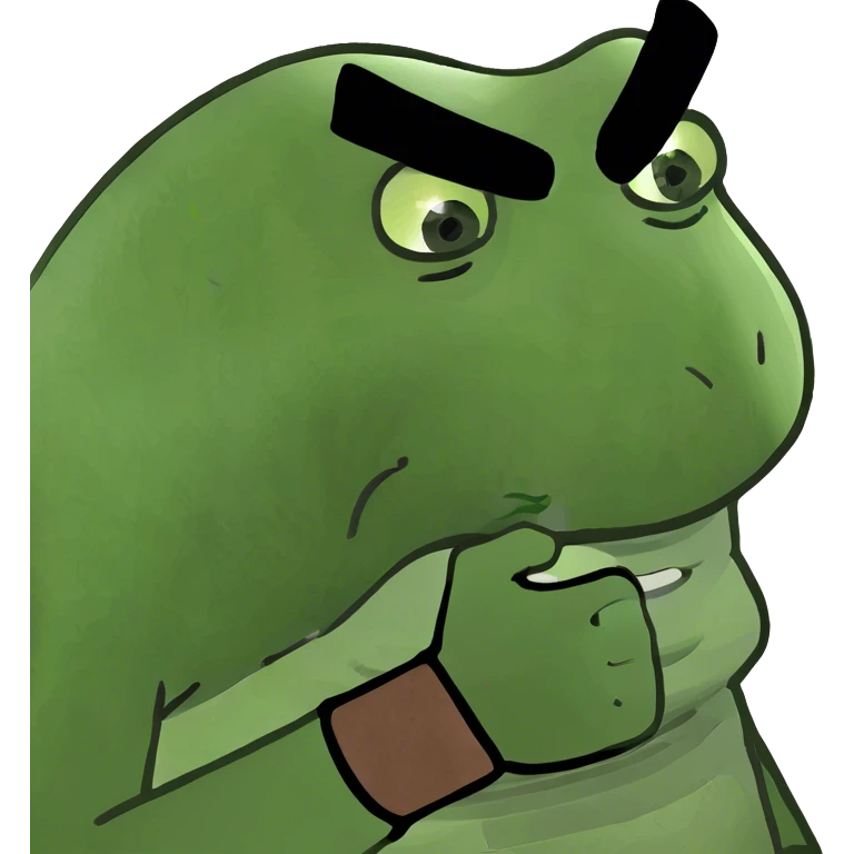 angry guy choking himself emoji