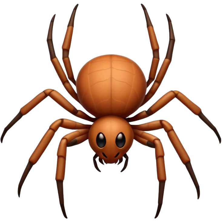 A creepy spider emoji