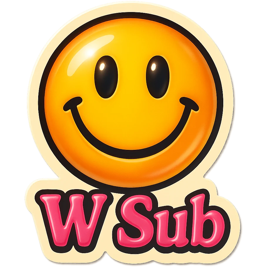 Smiling 
add the words W Sub in pink emoji