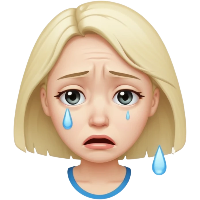 crying woman emoji